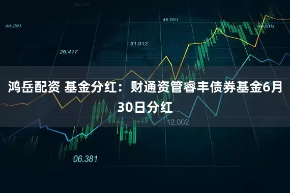 鸿岳配资 基金分红：财通资管睿丰债券基金6月30日分红